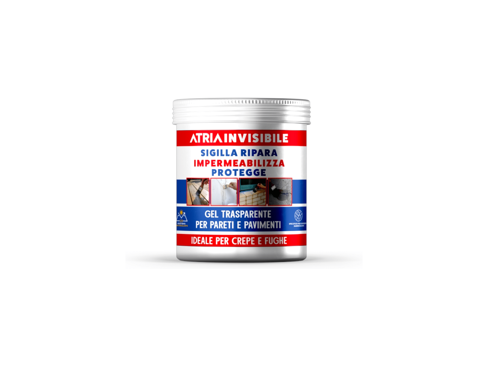 Atria Invisibile: Impermeabilizzante Trasparente Professionale - Nuova 2m Colori