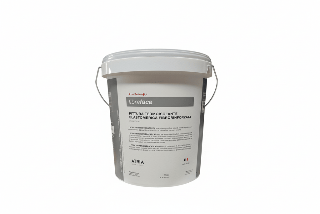 Atriathermika FibraFace Pittura Termoisolante Fibrorinforzata per Esterni - Nuova 2m Colori