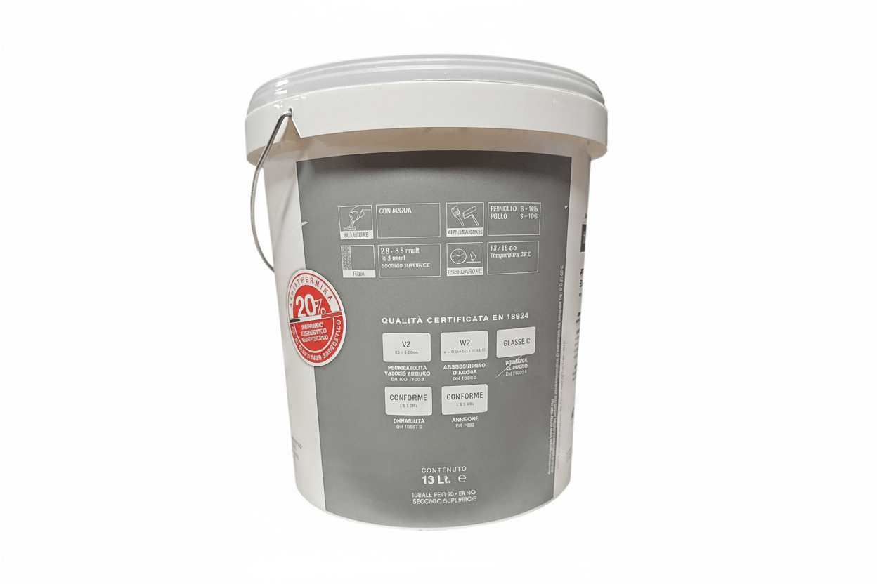 Atriathermika FibraFace Pittura Termoisolante Fibrorinforzata per Esterni - Nuova 2m Colori