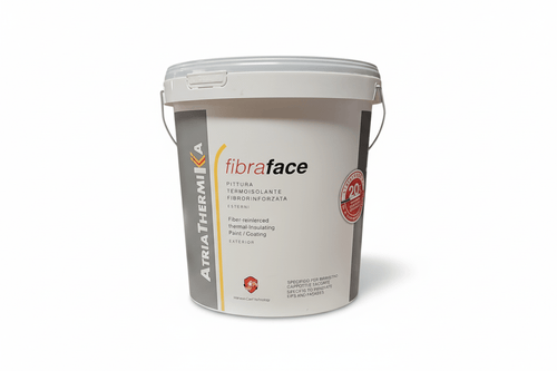 Atriathermika FibraFace Pittura Termoisolante Fibrorinforzata per Esterni - Nuova 2m Colori
