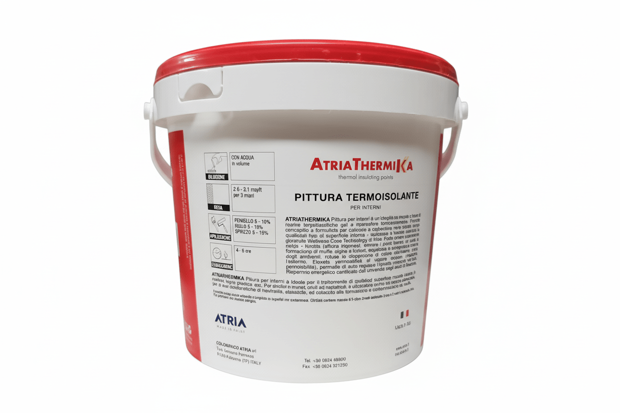 Atriathermika Pittura Termoisolante per Interni - Nuova 2m Colori