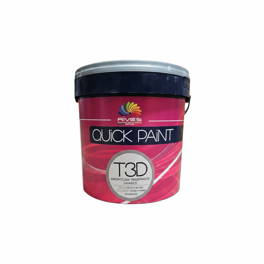 Quick Paint T3D Traspirante Lavabile per Interni