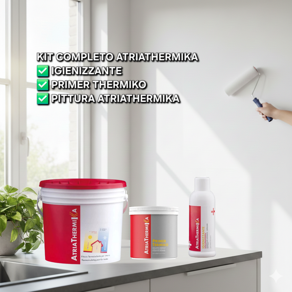 Kit Completo Atriathermika: Sistema Termoisolante Anti-Muffa e Anti-Condensa