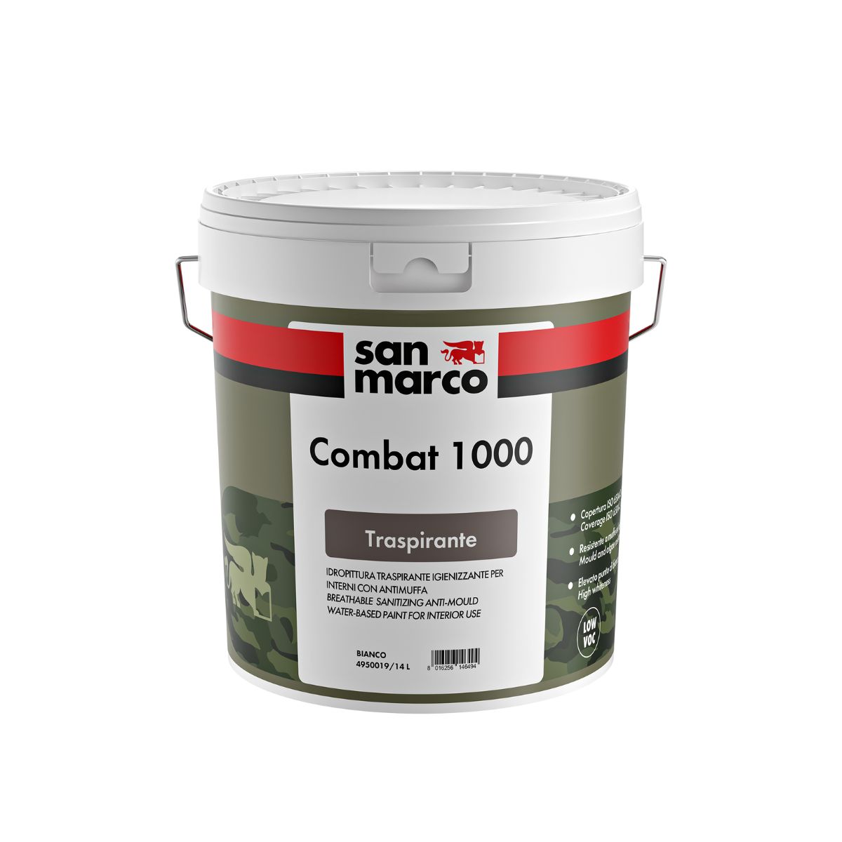 San Marco Combat 1000 Traspirante Antimuffa - Nuova 2m Colori