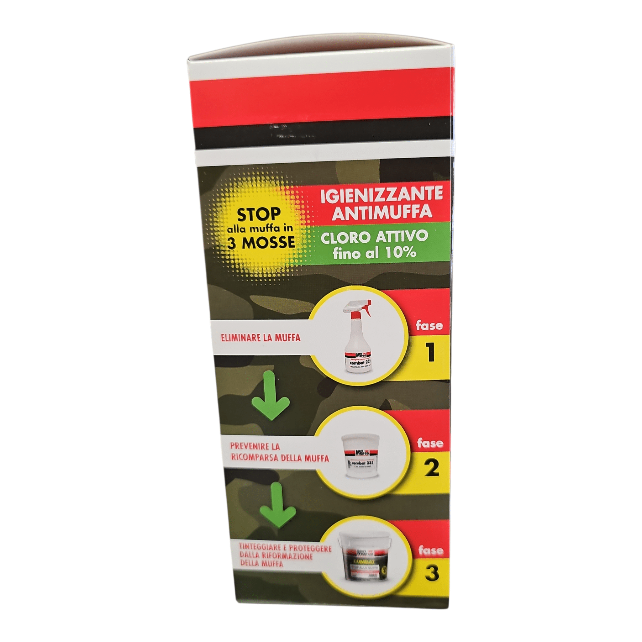 San Marco Combat 222 detergente Antimuffa - Nuova 2m Colori