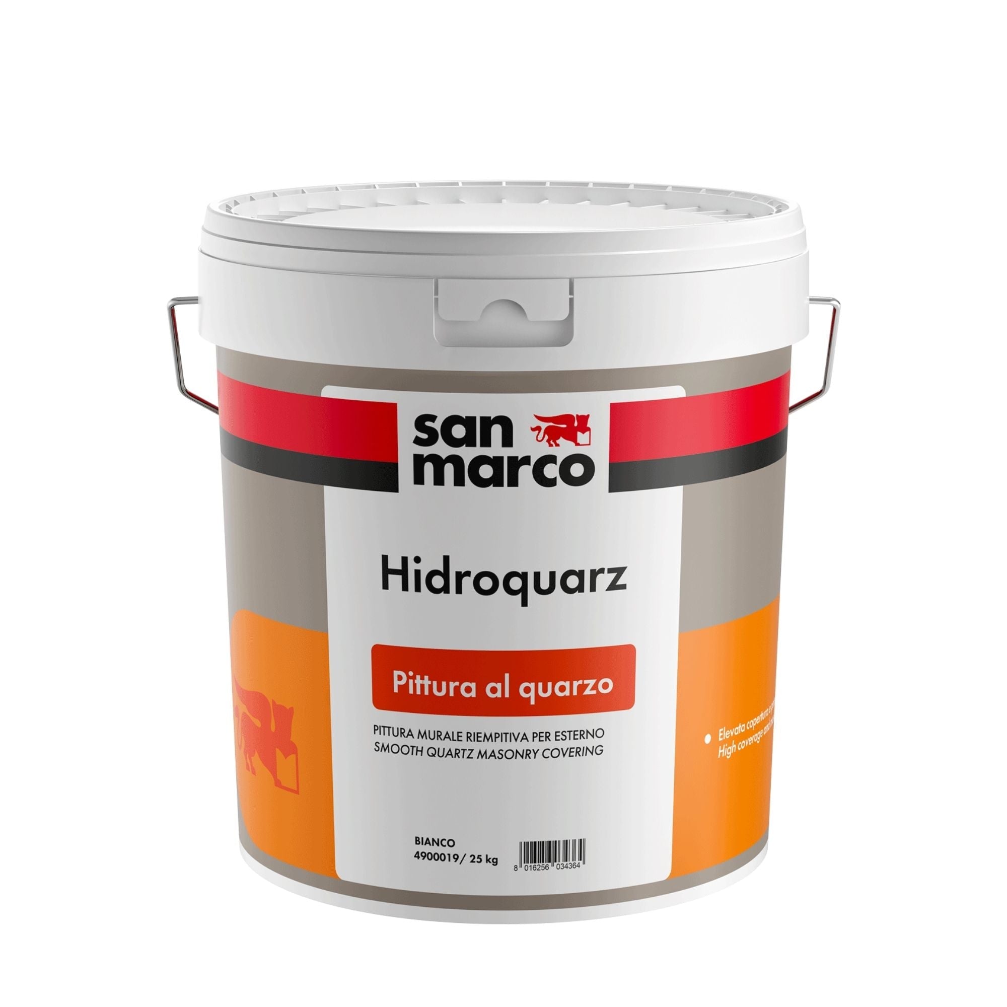 San Marco Hidroquarz Pittura al Quarzo per Esterni - Nuova 2m Colori