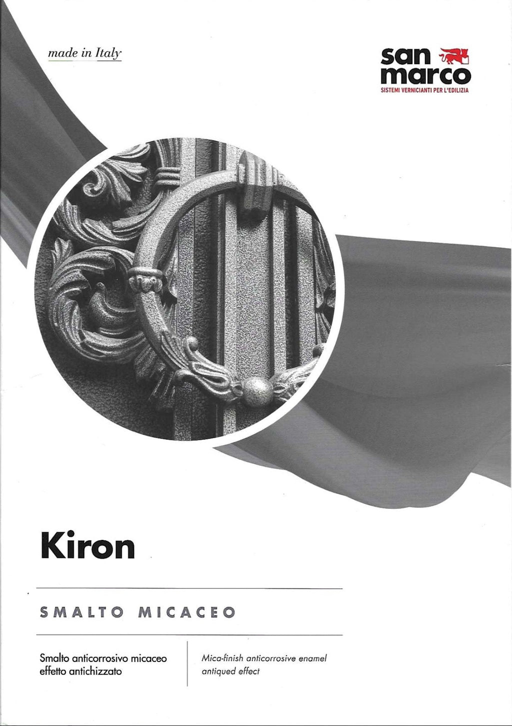 San Marco Kiron: Smalto Anticorrosivo Effetto Micaceo - Nuova 2m Colori