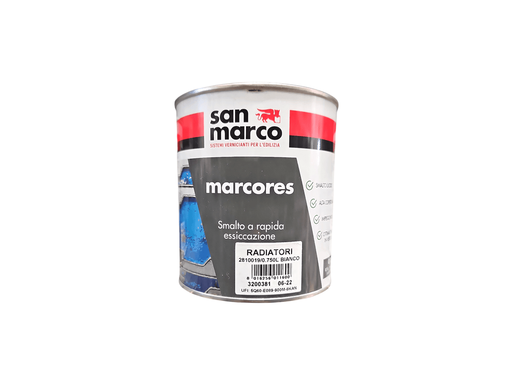 San Marco Marcores Radiatori – Smalto a Rapida Essiccazione - Nuova 2m Colori
