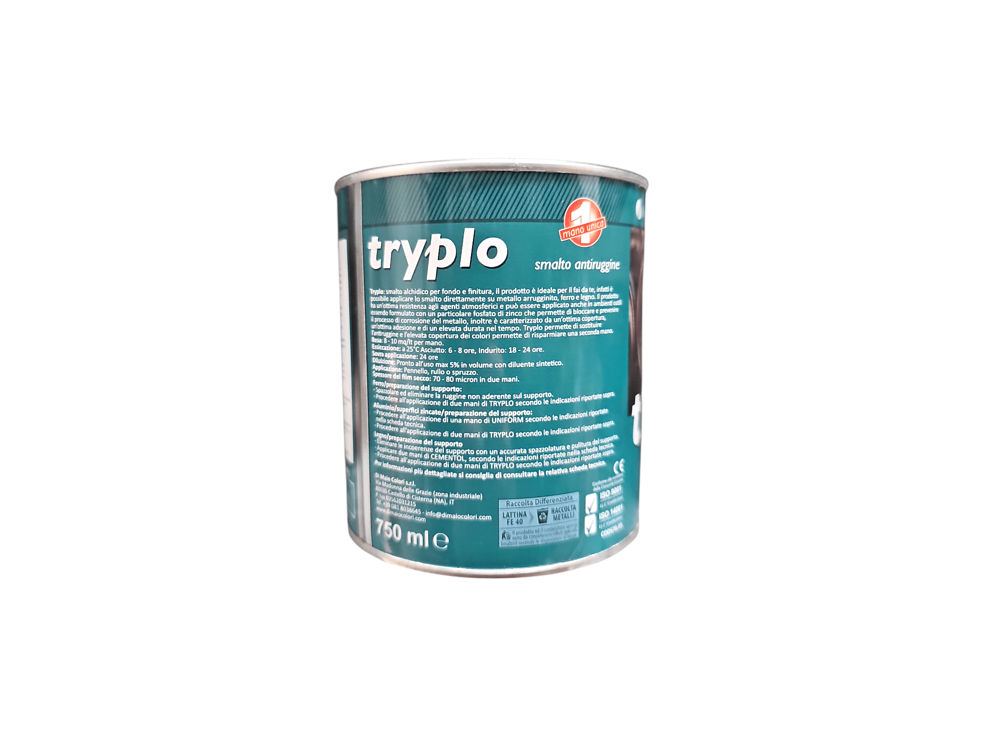 Tryplo di Dima: Lo Smalto Antiruggine "Mano Unica" per Protezione Totale - Nuova 2m Colori